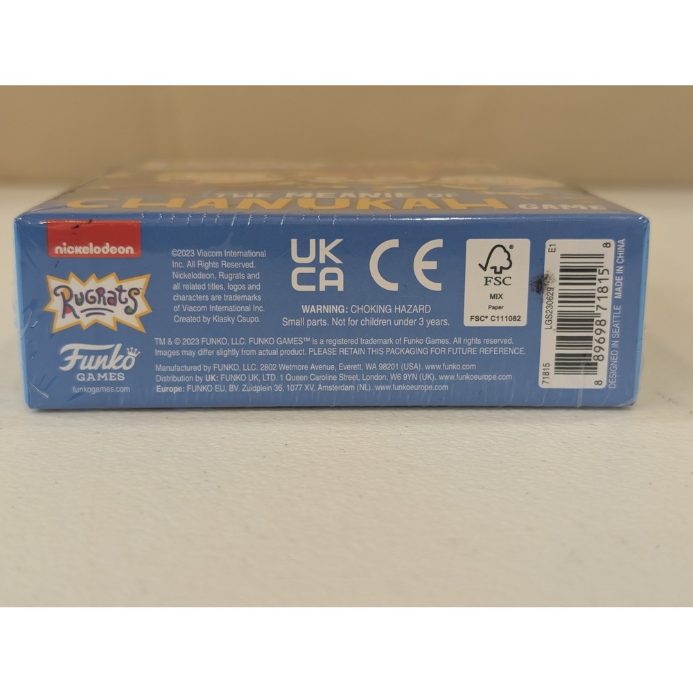 Rugrats The Meanine of Chanukah Game NEW Nickelodeon Funko 2-4 Players - Picture 3 of 3
